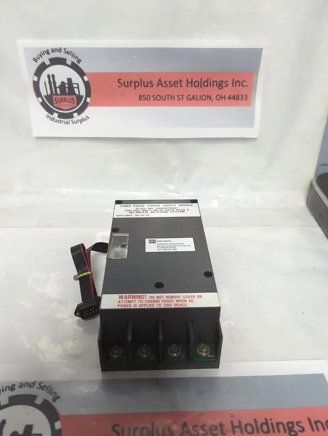 Used CUTLER-HAMMER 9966D75G01 Miscellaneous Equipment (Electrical & Power) Ohio US | Surplus Asset Holdings #1295339