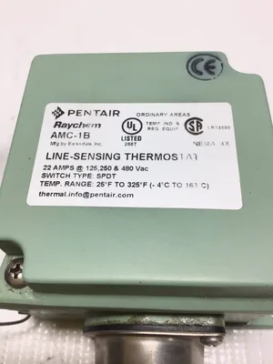 Raychem AMC-1B Line-Sensing Mechanical Thermostat 22Amps 480Vac Nema 4X
