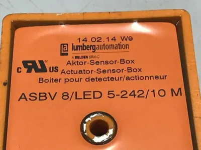 USED LUMBERG ASBV8/LED 5-242/10M