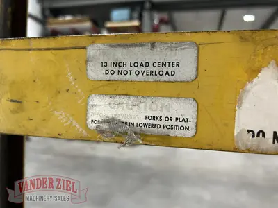 Used BIG JOE 2178 Pallet Stackers Michigan US | Vander Ziel Machinery Sales #483284