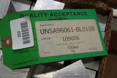 6061-T6 Aluminum Blocks