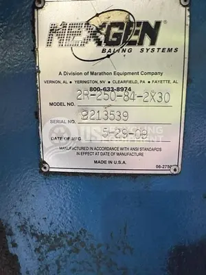 Used 2009 MARATHON 2R-250-84-2X30 NEXGEN HORIZONTAL Balers Alabama US | US Recycling Equipment #1421978