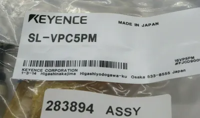 NEW KEYENCE SL-VPC5PM CABLE 283894 SLVPC5PM