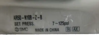 NEW SMC AR50-N10B-Z-B REGULATOR AR50N10BZB
