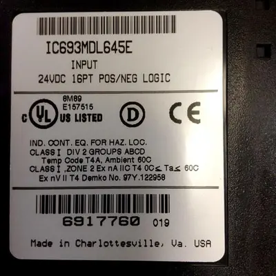 USED G.E. FANUC IC693MDL645E