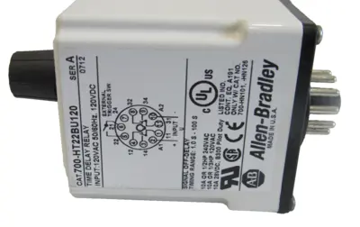 ALLEN BRADLEY 700-HT22BU120 TIME DELAY RELAY SERIES A 700HT22BU120 NEW SURPLUS