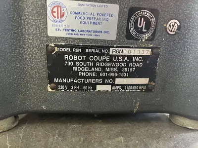 USED ROBOT COUPE R6N