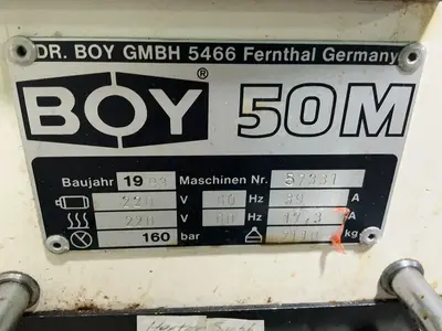 Used 1993 DR. BOY 50M Misc Plastics Equipment Ohio US | HGR 24 #1567007