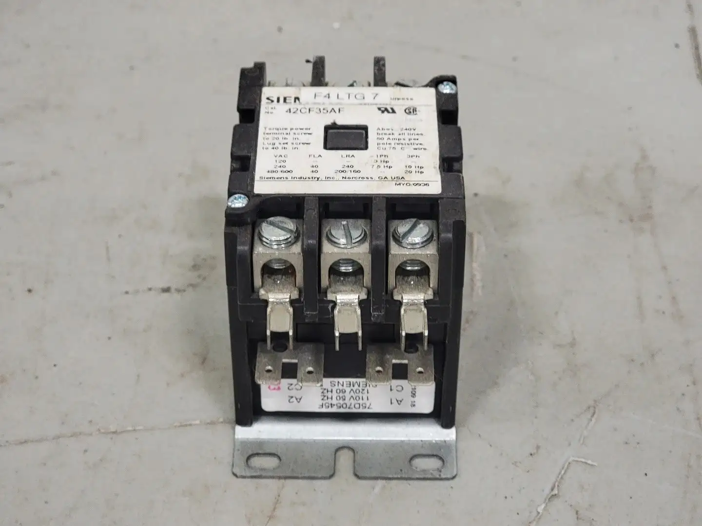 USED 2009 SIEMENS 42CF35AF