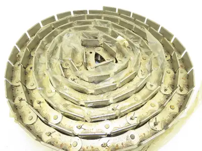 Tsubaki TS550NP-P-100 Stainless Table Top Conveyor Chain 88-Link 1.5"Pitch 11'L
