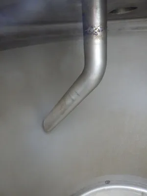 1200 l Used vertical stainless steel storage tank
