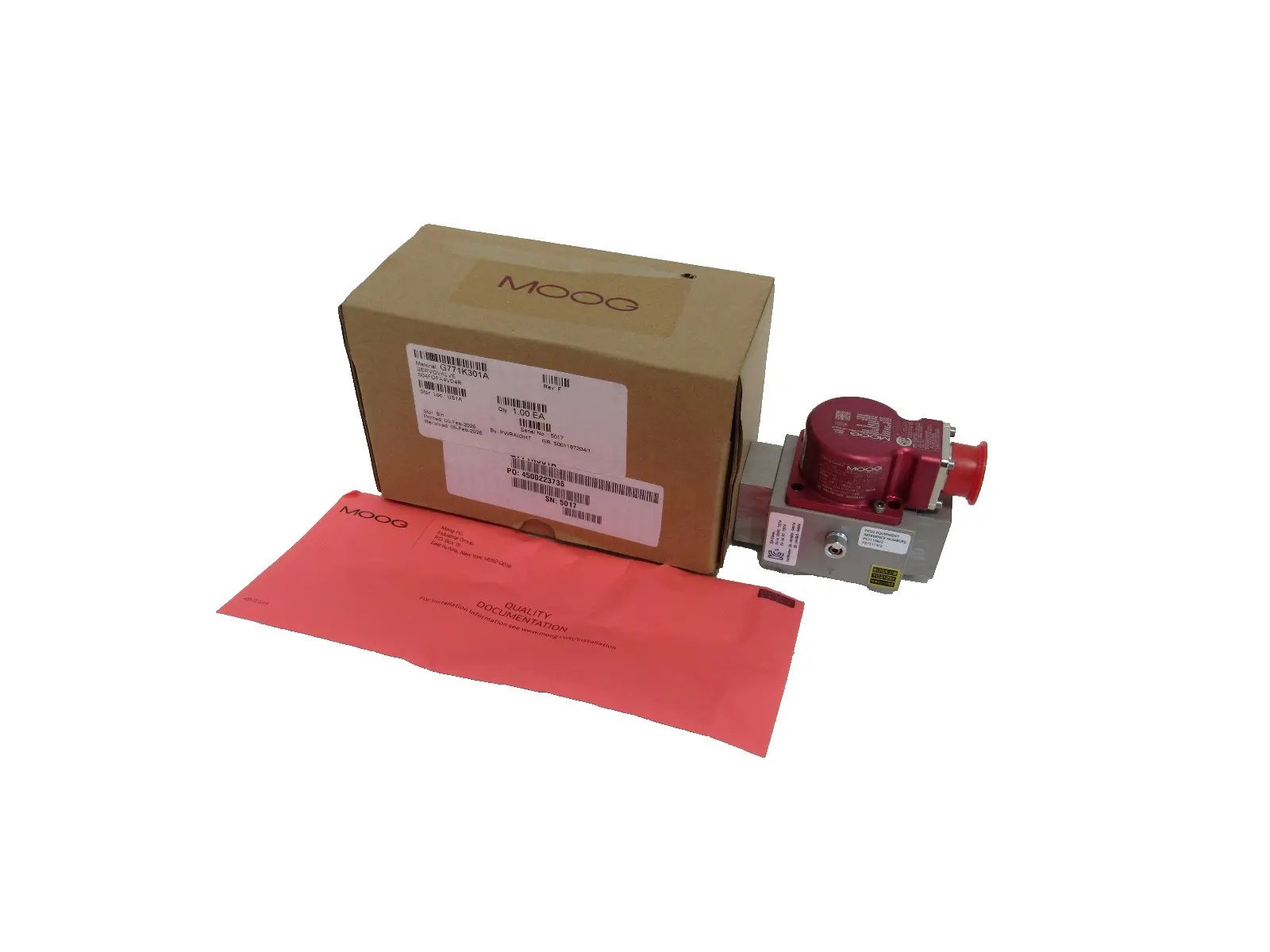 NEW G771K301A SERVO VALVE