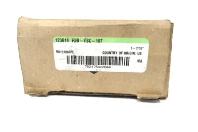 NEW DODGE F2B-VSC-107 FLANGE BEARING 123614 F2BVSC107