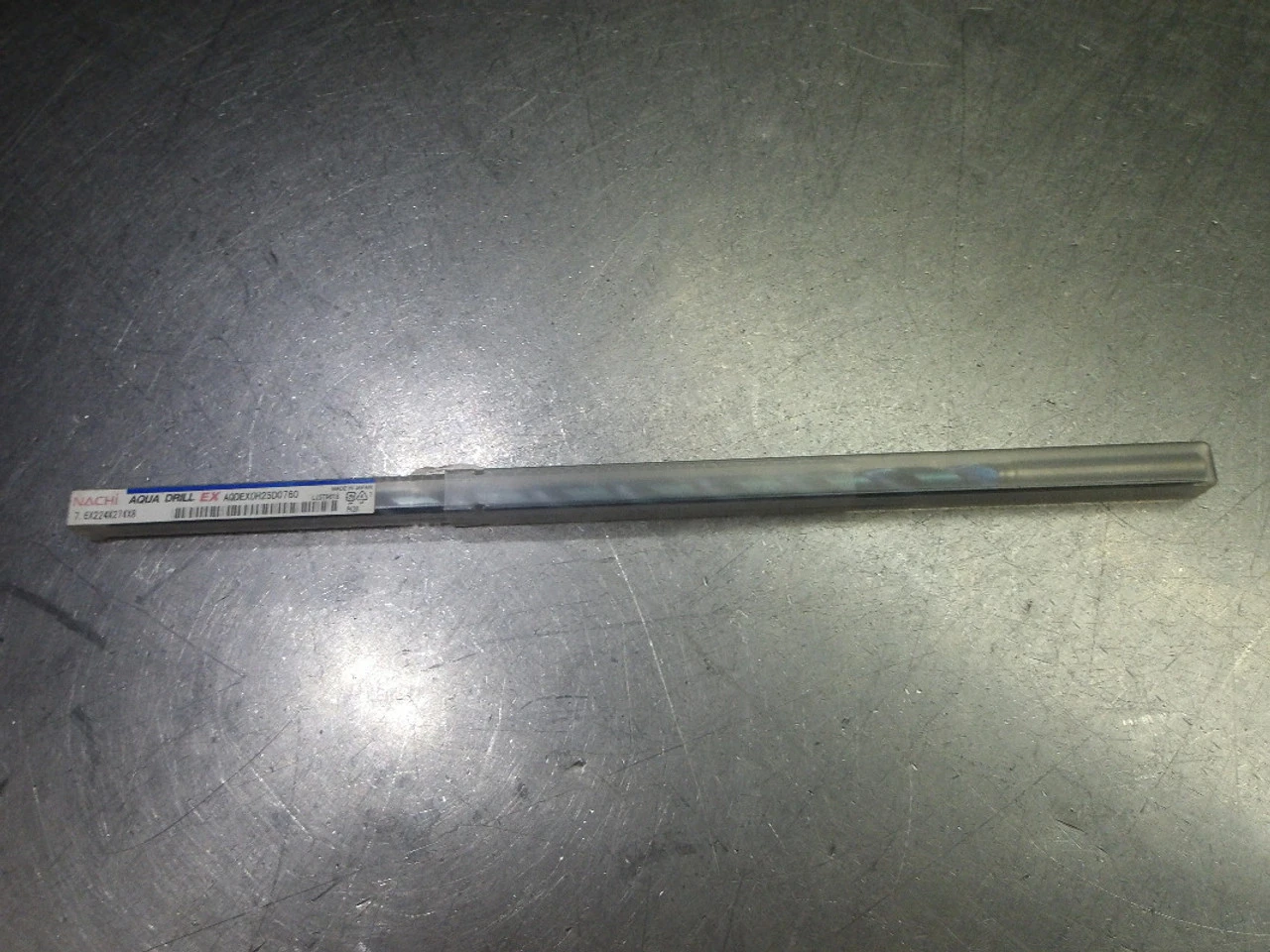 Nachi Aqua Drill EX 7.6mm Coolant Thru Carbide Drill AQDEX0h25d0760 (LOC1123D)