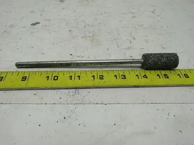 Grier Abrasives 3/4x1-1/2x7-1/2"OAL Mandrel Mounted Grinding Point Gray 50 Pcs