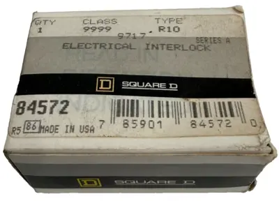 NEW SQUARE D 9999-R10 ELECTRICAL INTERLOCK 9999R10