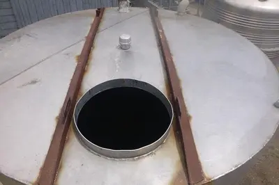 Tank, 1,250 Gallon, S/st, FT/FB, 6' X 6', #S744092