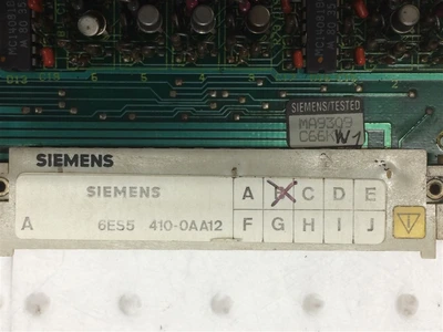 USED SIEMENS 6ES5 410-0AA12 (4)-DIGITAL OUTPUT MODULE CIRCUIT B