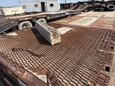 Used 2000 TRAIL KING TK70HT-782 HYDRAULIC DROP DECK TRAILER Lowboy Trailers Texas US | Miedema Asset Management Group #1315857