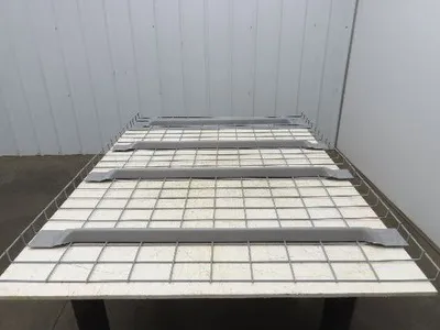New Pallet Rack Wire Deck 42x58" Waterfall 4 Flared Channel Racking 2500lb Mesh