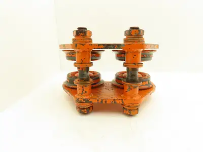 Yale 2 Ton Hoist Plain Push Trolley 3.25"-5.5" Flange 4000 Lb