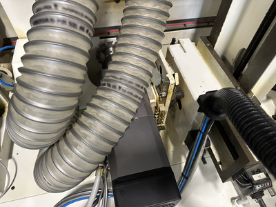 Stefani Evolution SSB Double-Sided Edgebander w/ Mahros Automatic Vacuum Loading & Unloading