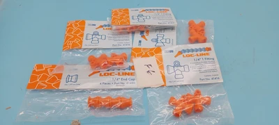 LOT OF 4 LOC-LINE 41416 ( 2 PACK) + 1 41480 (4-PACK) COOLANT HOSE