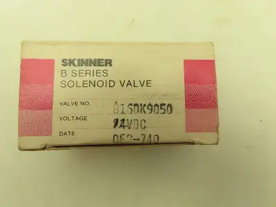 Honeywell Skinner B16DK9050 Solenoid Valve 3-Way NO 12VDC 50PSI 1/16" NPT