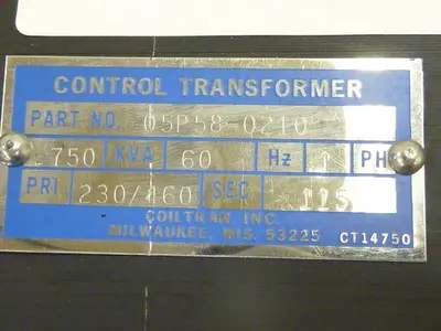 USED COILTRAN INC 05P58-0210