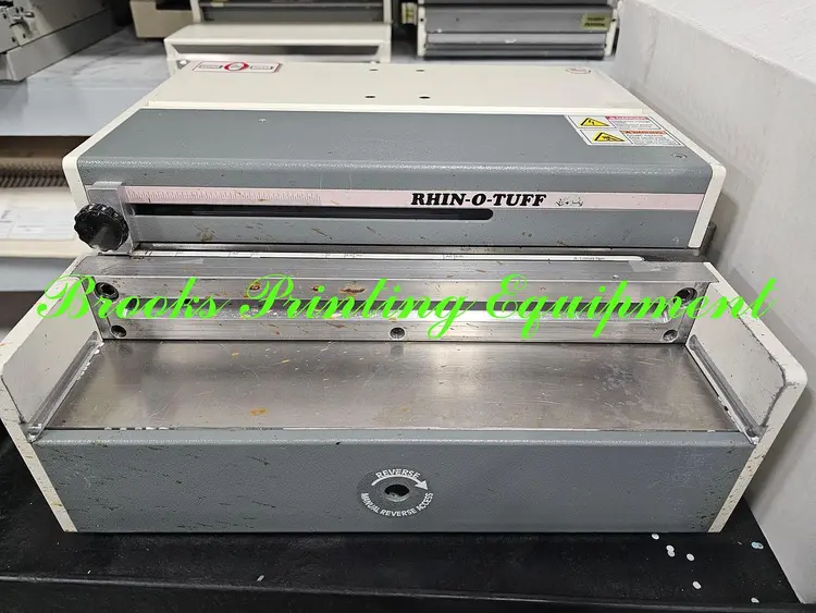 Used RHIN-O-TUFF HD 6500 Binding Equipment North Carolina US | BROOKS PRINTING EQUIPMENT #391554