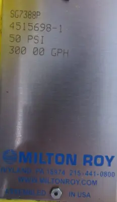 NEW MILTON ROY SG7388P SG METERING PUMP