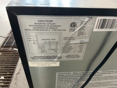 Used VINOTEMP VTBC108L01SS Bottle Coolers Michigan US | Miedema Asset Management Group #1761157