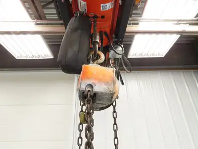 Coffing Porta-Hoist 1 Ton 2000Lb Manual Chain Fall Hand Hoist 37' 10" Lift
