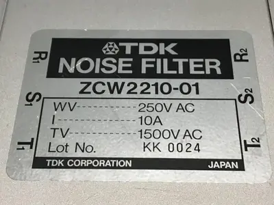 Used TDK ZCW2210-01 Filters Michigan US | Ideal Machinery #1285173