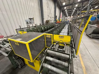 10 & 12 STAND X 2" BRADBURY SIDE BY SIDE U JOINT DRIVE ROLLFORMER: YOBRO #24947
