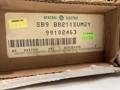 New | in-Stock GE SB9 BB211SUM2Y Miscellaneous Equipment (Electrical & Power) | Surplus Asset Holdings #1194653