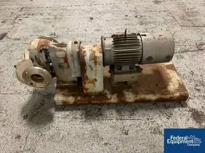 USED Waukesha Cherry-Burrell 3" Waukesha Rotary Lobe Pump, S/S, 5 HP