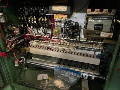 USED ALLOYD INTERMITTENT MOTION HAND LOAD BLISTER SEALER, MODEL 18S CBE 1216,   12" X 16 18S CBE 1216