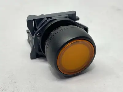 800FP-LF0 | Allen Bradley  Pushbutton 22mm Orange w/ 800F-ALP 800F-N3W 800F-X10 - Used