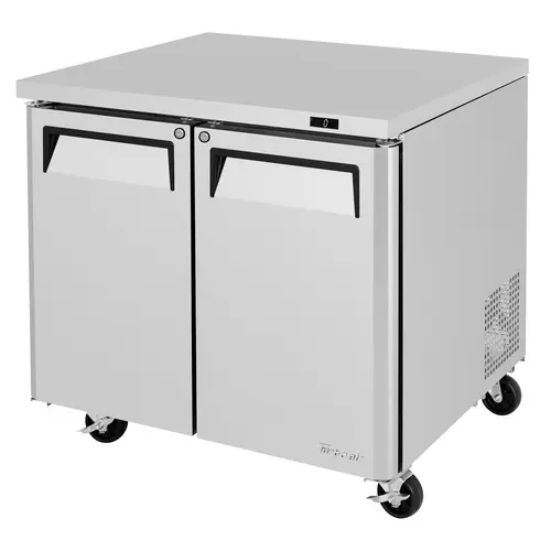 Turbo Air MUF-36-N 36 1/4" W Undercounter Freezer w/ (2) Sections & (2) Doors, 115v