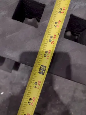 8' x 5' WELDSALE WELDING TABLE LAYOUT ACORN PLATE: YOBRO #24814
