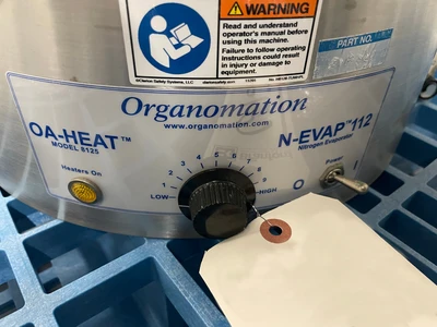 USED ORGANOMATION 8125 N-EVAP 112