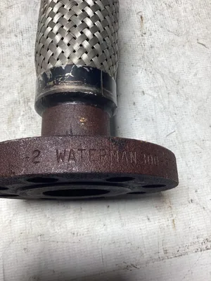 2″ X 12 ”  Waterman braided stainless expansion Joint Flex Pipe A181-1 972 -NOS