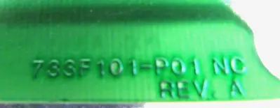 USED UNBRANDED 733F101-P01 PC BOARD 733F101P01