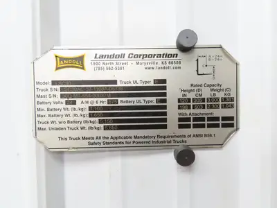 Landoll AC Motor Controller Removed From LSC30 Stand On Forklift 1298-2301