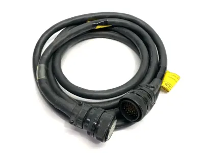 USED DENSO ADEPT ROBOTIC SERVO ENCODER FEEDBACK CABLE 37-PIN 4M LENGTH