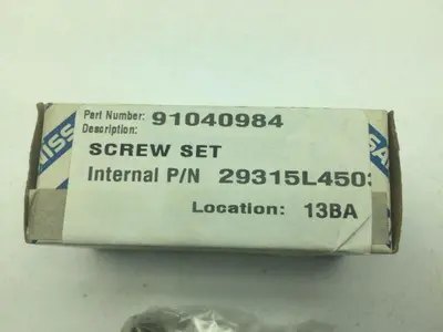Nissan 29315L4503 Screw Set 29315-L4503 LOT OF 2