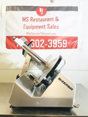 Bizerba GSP-H 2015 Manual Meat Cheese Deli Slicer W/ Sharpener Fully Refurbished
