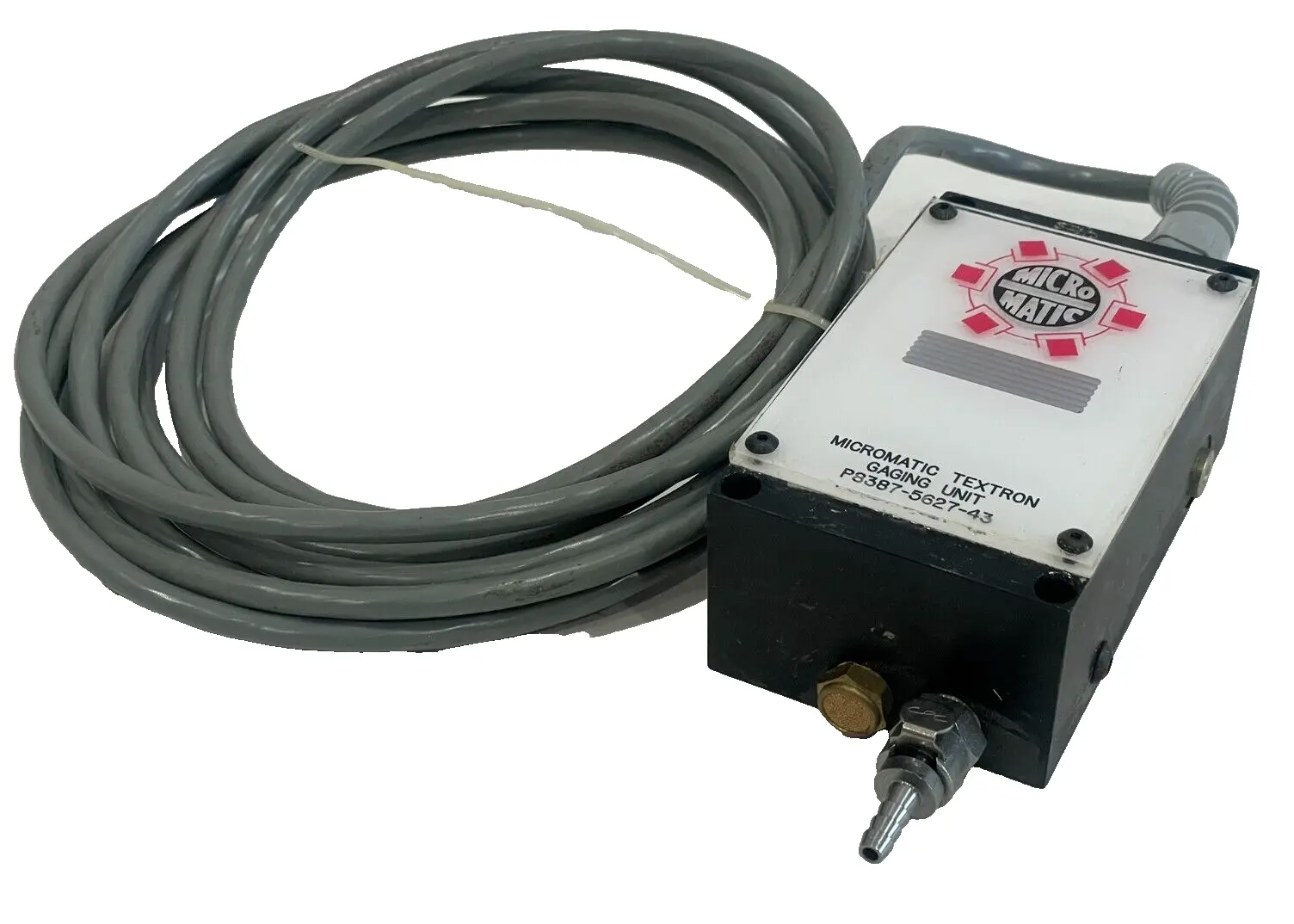 USED MICROMATIC TEXTRON P8387-5627-43 GAGING UNIT P8387562743