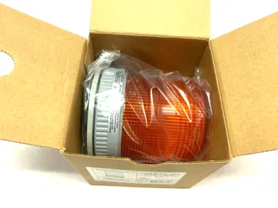 New | in-Stock Edwards Signaling AdaptaBeacon Strobe Beacon Amber 240VAC 0.02A Safety Products (Other) Michigan US | Maverick Industrial Sales #1392750